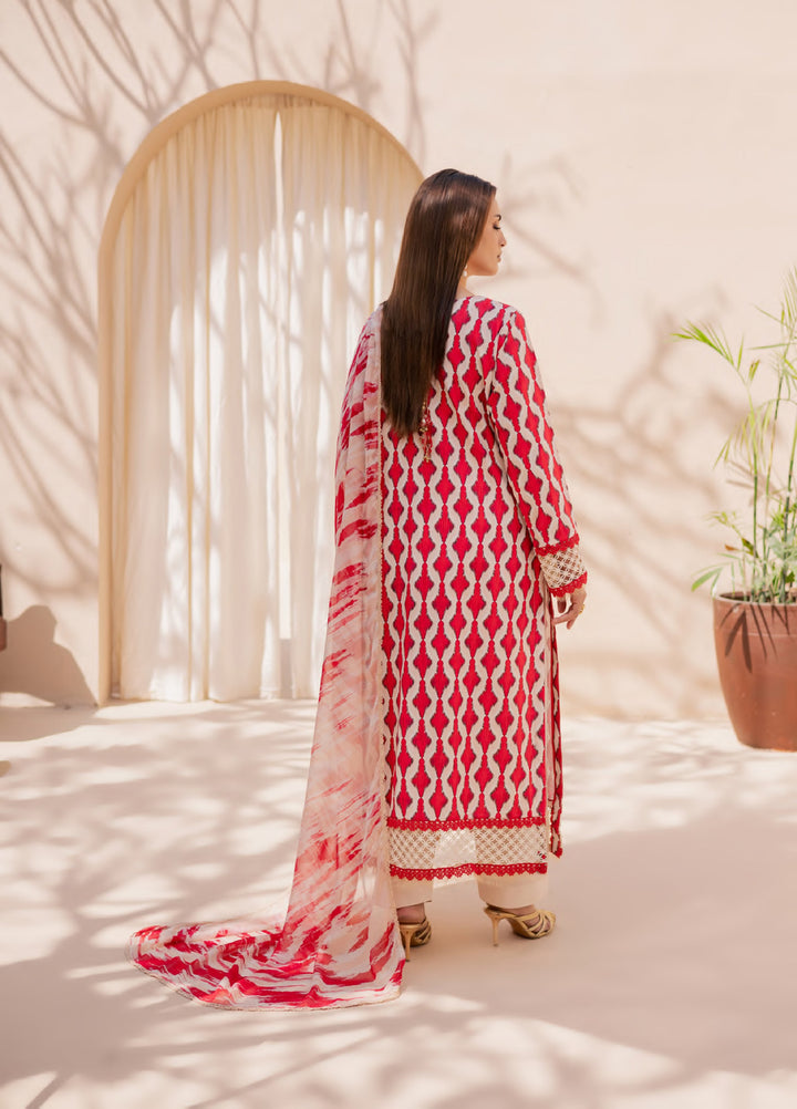 Savoy by Rashid Textiles Unstitched Embroidered Lawn 3 Piece Suit RT26ULS 3735 - Casual Collection