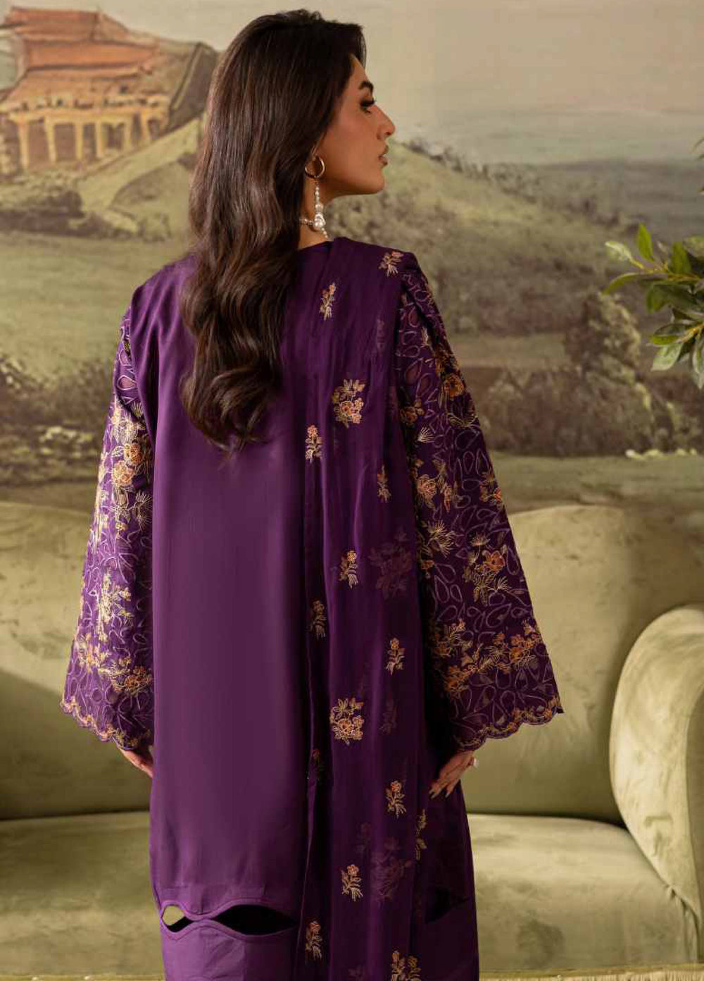 The Artisan's by Rashid Textiles Unstitched Embroidered Viscose 3 Piece Suit RT26UAV 4402 - Casual Collection