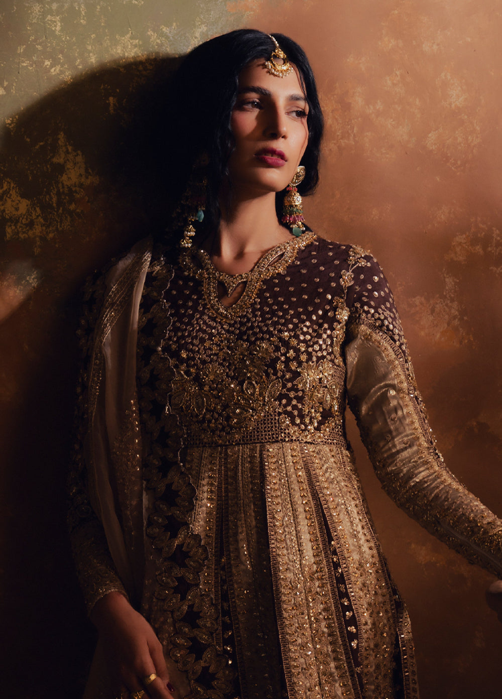 Jahan Ara by Zarposh Unstitched Embroidered Raw Silk 2 Piece Suit ZP26UWJ Parisa - Wedding Collection