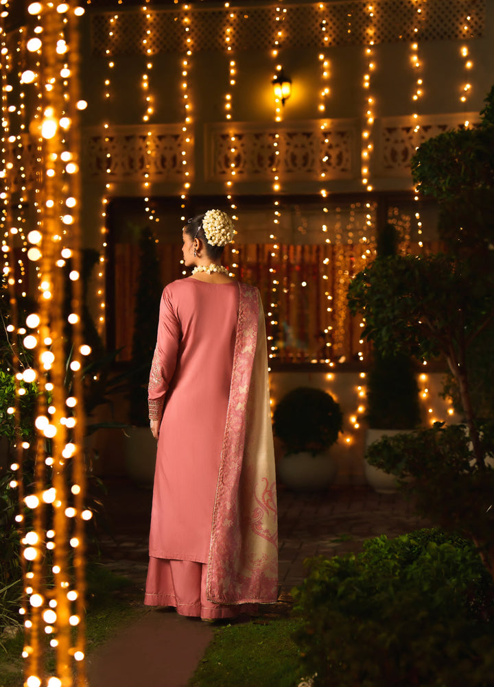 Chand Bali by Casual Lite RTW Embroidered Viscose Silk 3 Piece Suit CL26UCR ZarGul - Wedding Collection