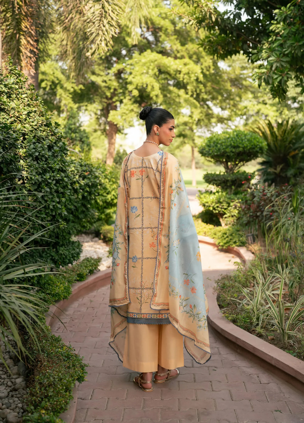 Orissa by Rashid Textiles Unstitched Embroidered Lawn 3 Piece Suit RT26ULO 3757 - Casual Collection