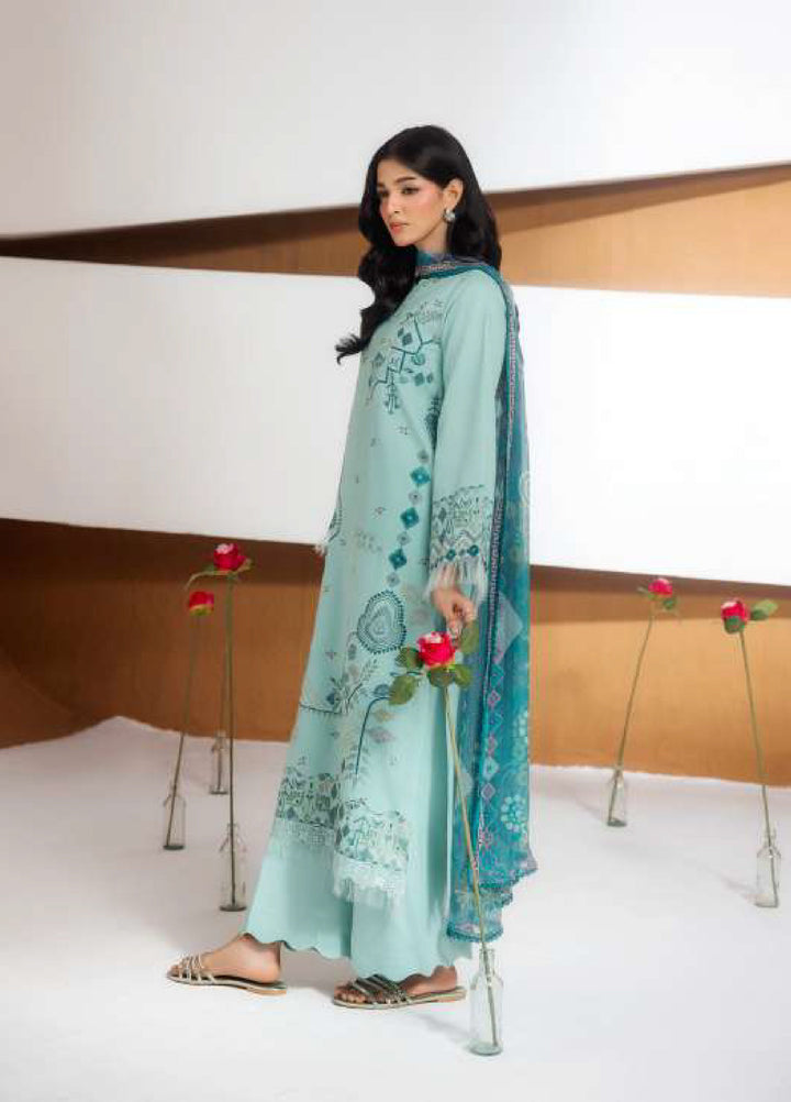 Intermix Zync by Florent Unstitched Embroidered Viscose 3 Piece Suit FL26UIZ FZ-4A - Casual Collection