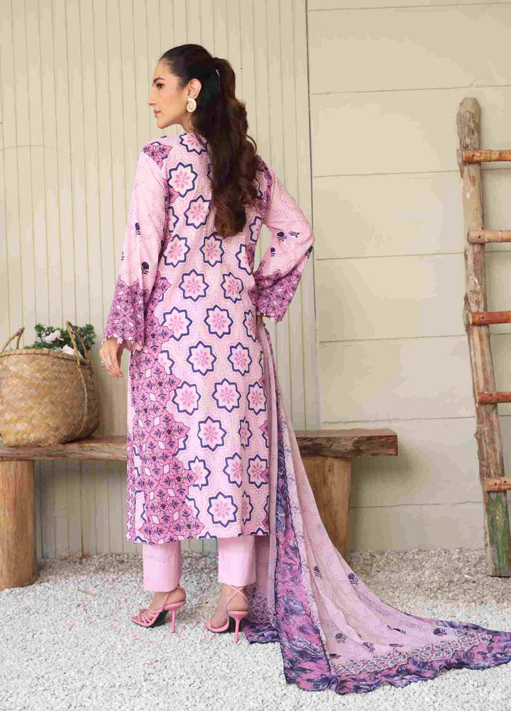 Kotor by Rashid Textiles Unstitched Embroidered Lawn 3 Piece Suit RT26ULK 9131 - Casual Collection