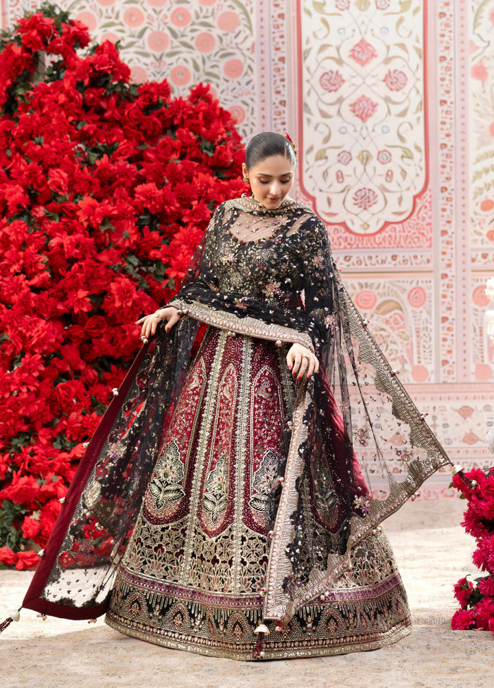 Jhoomro by Nureh Unstitched Embroidered Raw Silk 3 Piece Suit NU26UJW NL-95 - Wedding Collection
