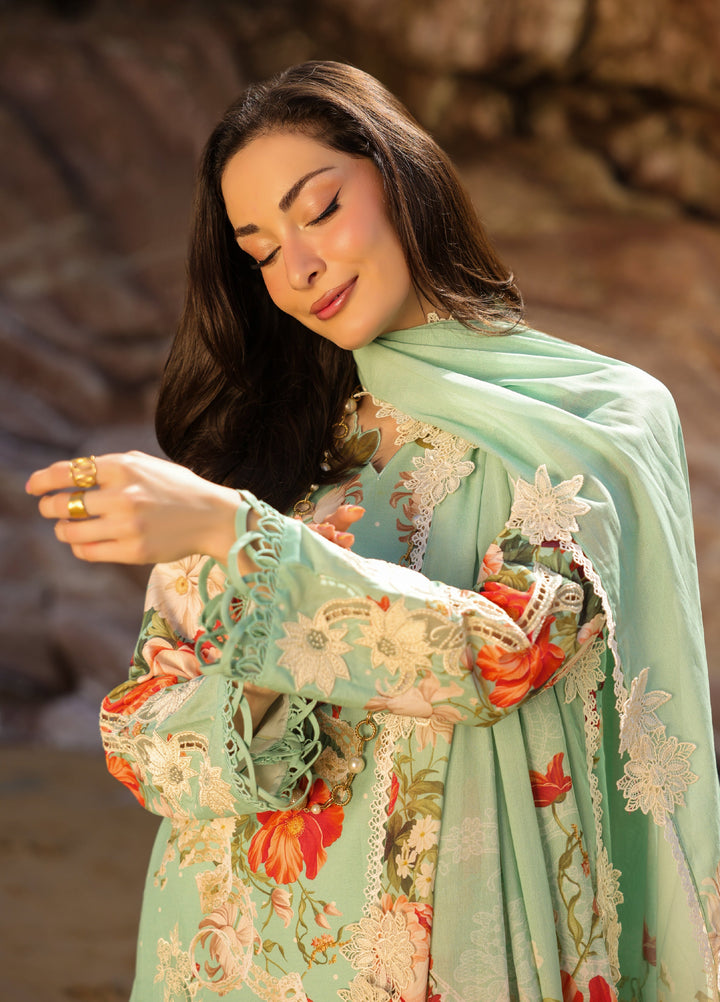 Summer Dream by Manara Unstitched Embroidered Lawn 3 Piece Suit MN26USDL Marina-11 - Casual Collection