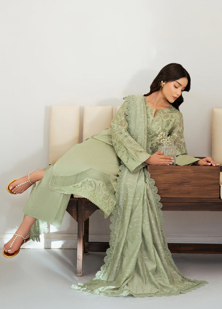 Sera by Mahnur Unstitched Embroidered Lawn 3 Piece Suit MN26USL SP-08 - Festive Collection