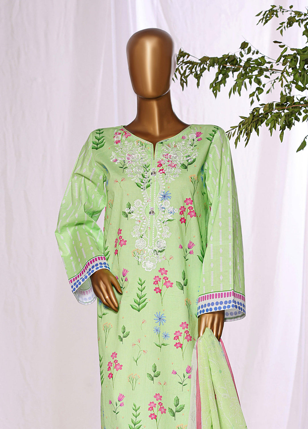 Daily Wear by HZ Textiles RTW Embroidered Lawn 3 Piece Suit HZ26PDW CPE-3P-049 - Casual Collection