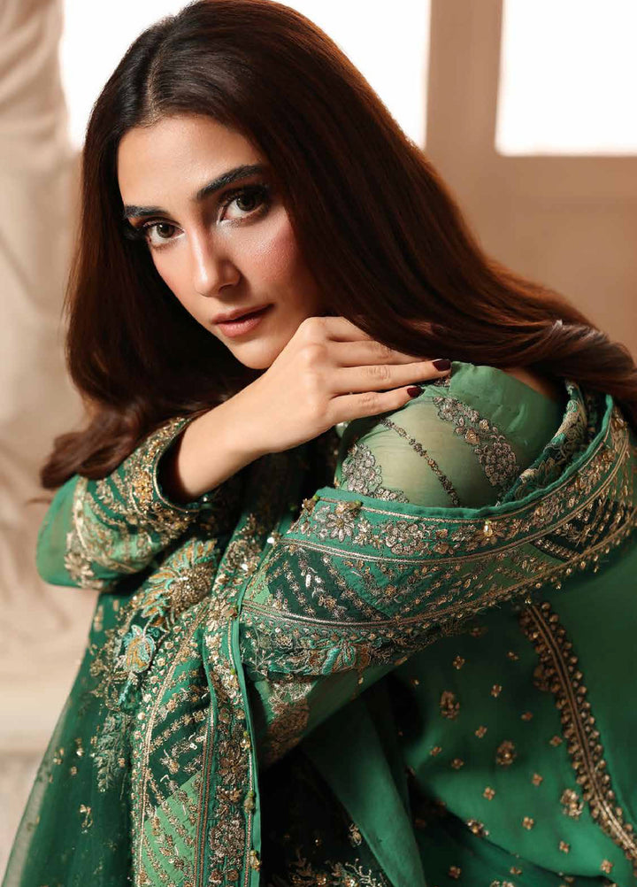 Dastan E Jashan by Charizma Unstitched Embroidered Chiffon 3 Piece Suit CHR26UDJ DJW6-03 - Wedding Collection