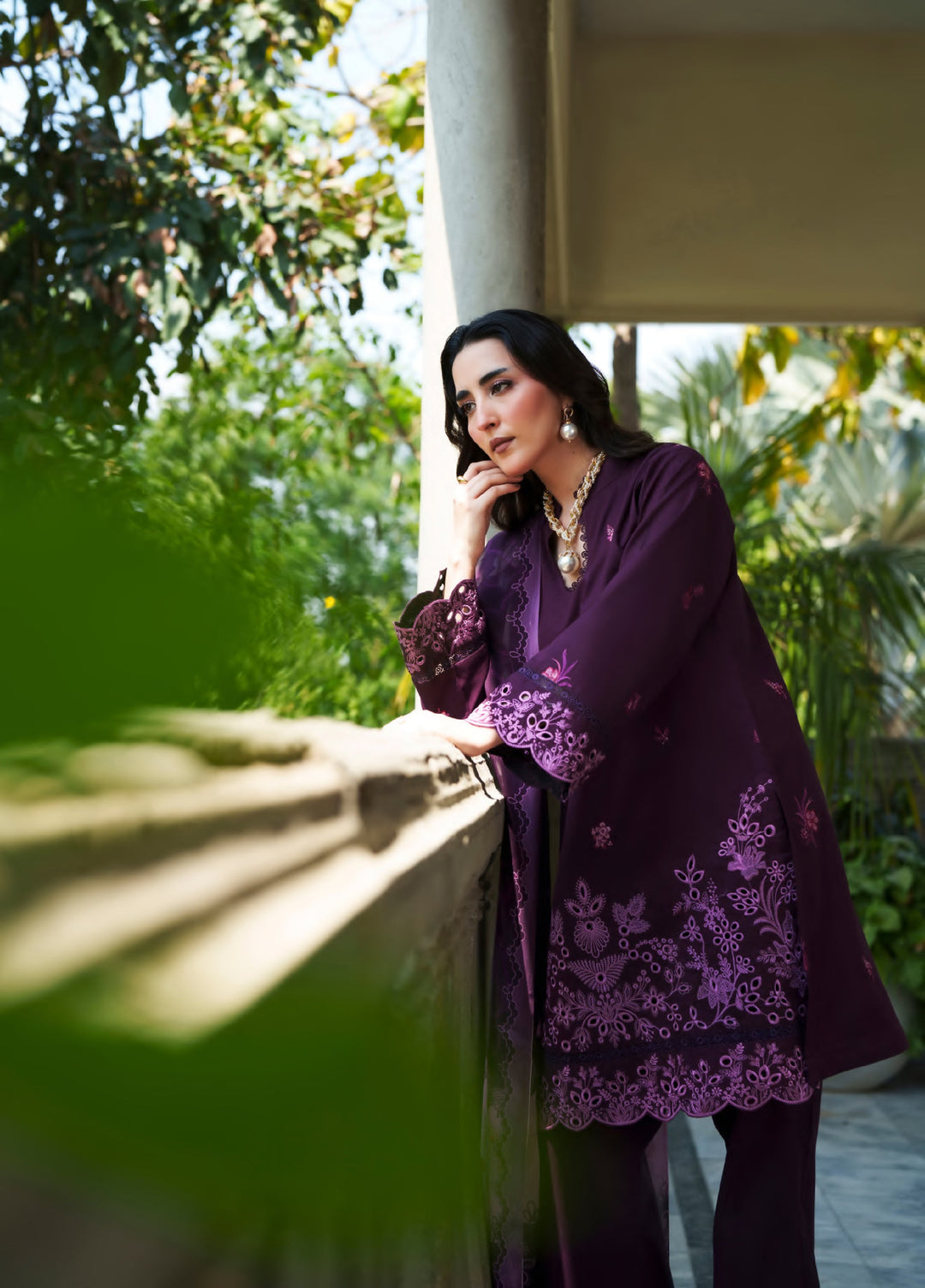 Golden Enara by Rashid Textiles Unstitched Embroidered Lawn 3 Piece Suit RT26ULG 3709 - Casual Collection