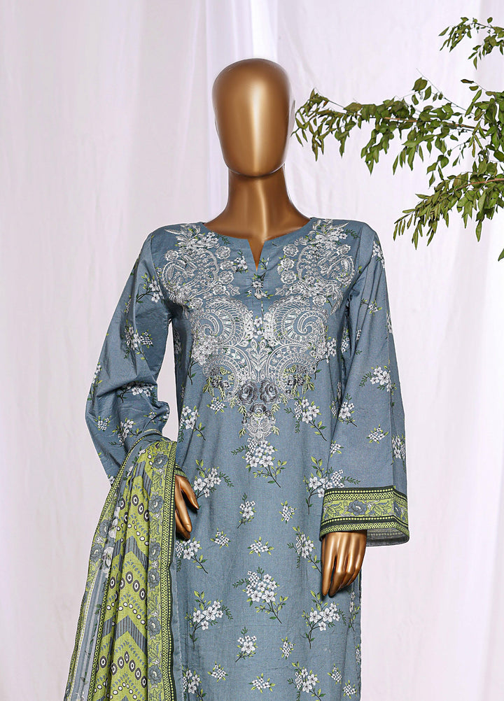 Daily Wear by HZ Textiles RTW Embroidered Lawn 3 Piece Suit HZ26PDW CPE-3P-041 - Casual Collection