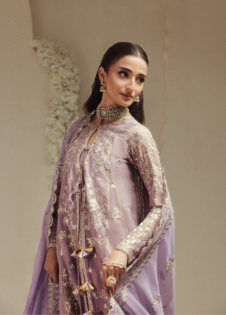 Aik Shaam by AIK Atelier Unstitched Embroidered Chiffon 3 Piece Suit AIK26UAS C2602 - Wedding Collection