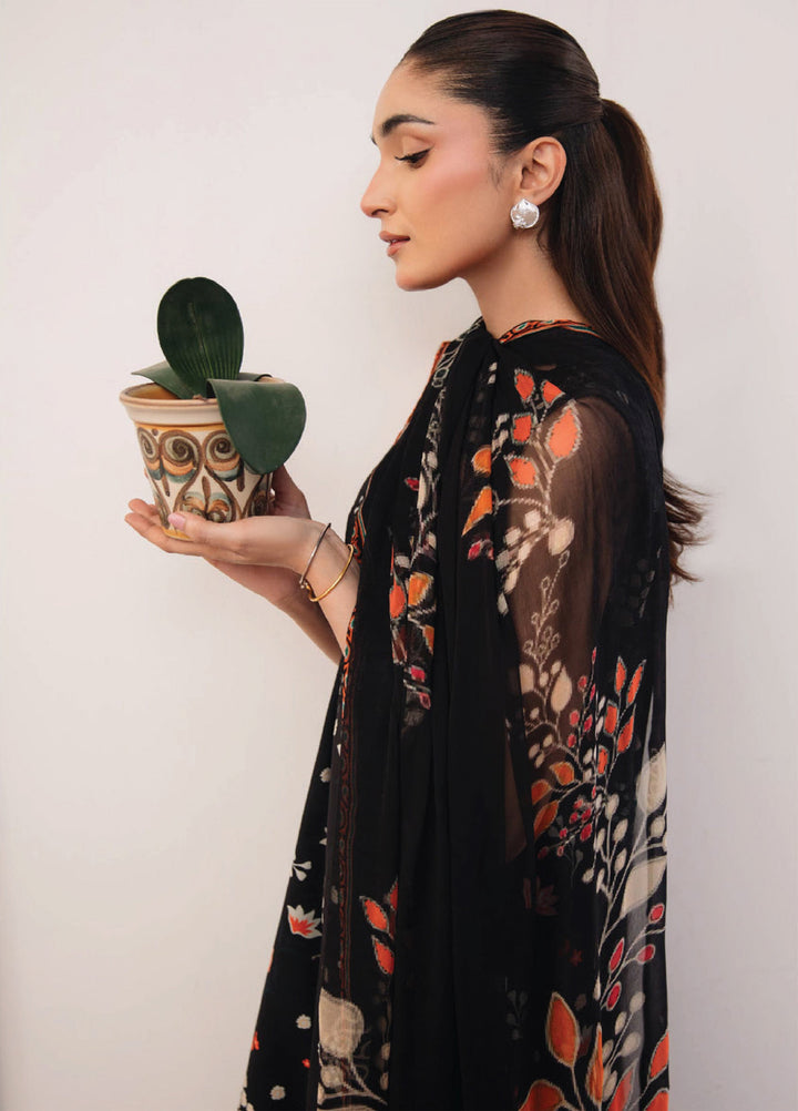 Summer Breeze by Humdum Unstitched Embroidered Lawn 3 Piece Suit HD26ULSB D-03 - Casual Collection