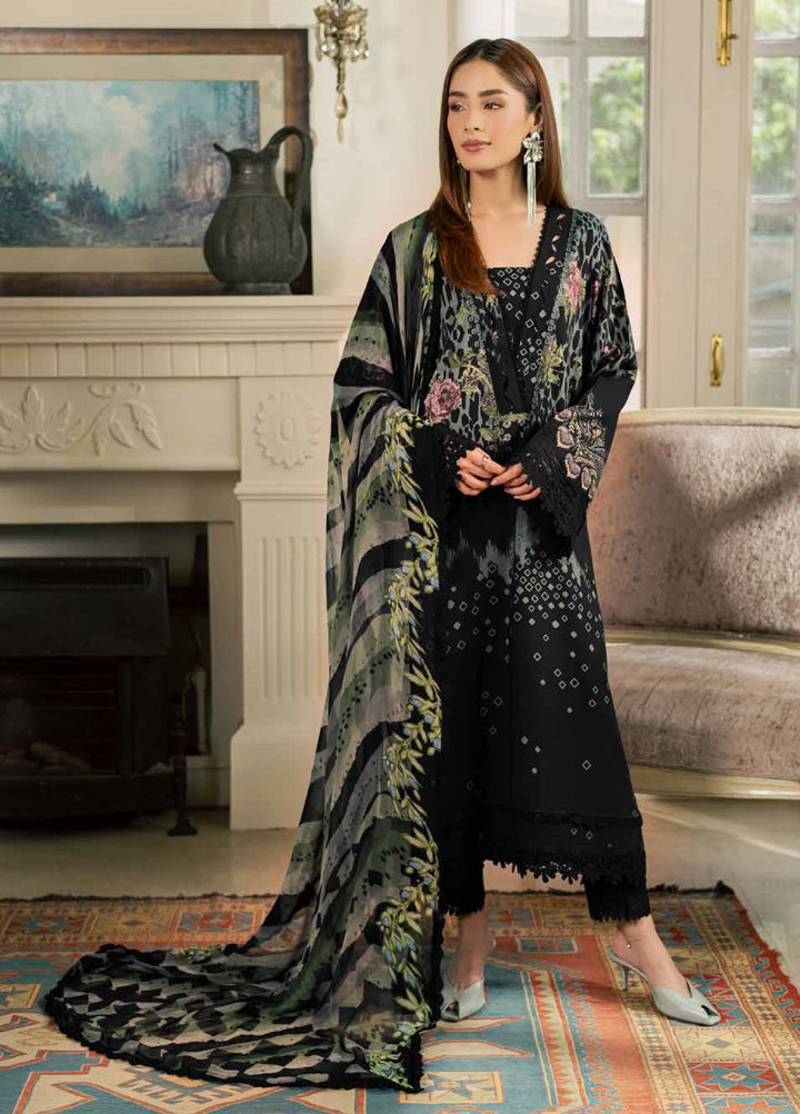 Signature Prints by Nureh Unstitched Printed Viscose Slub 3 Piece Suit NU26UVS SP-213 - Winter Collection
