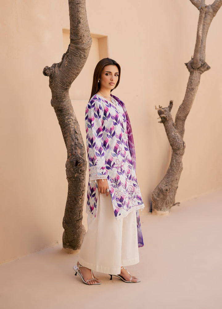 Savoy by Rashid Textiles Unstitched Embroidered Lawn 3 Piece Suit RT26ULS 3731 - Casual Collection