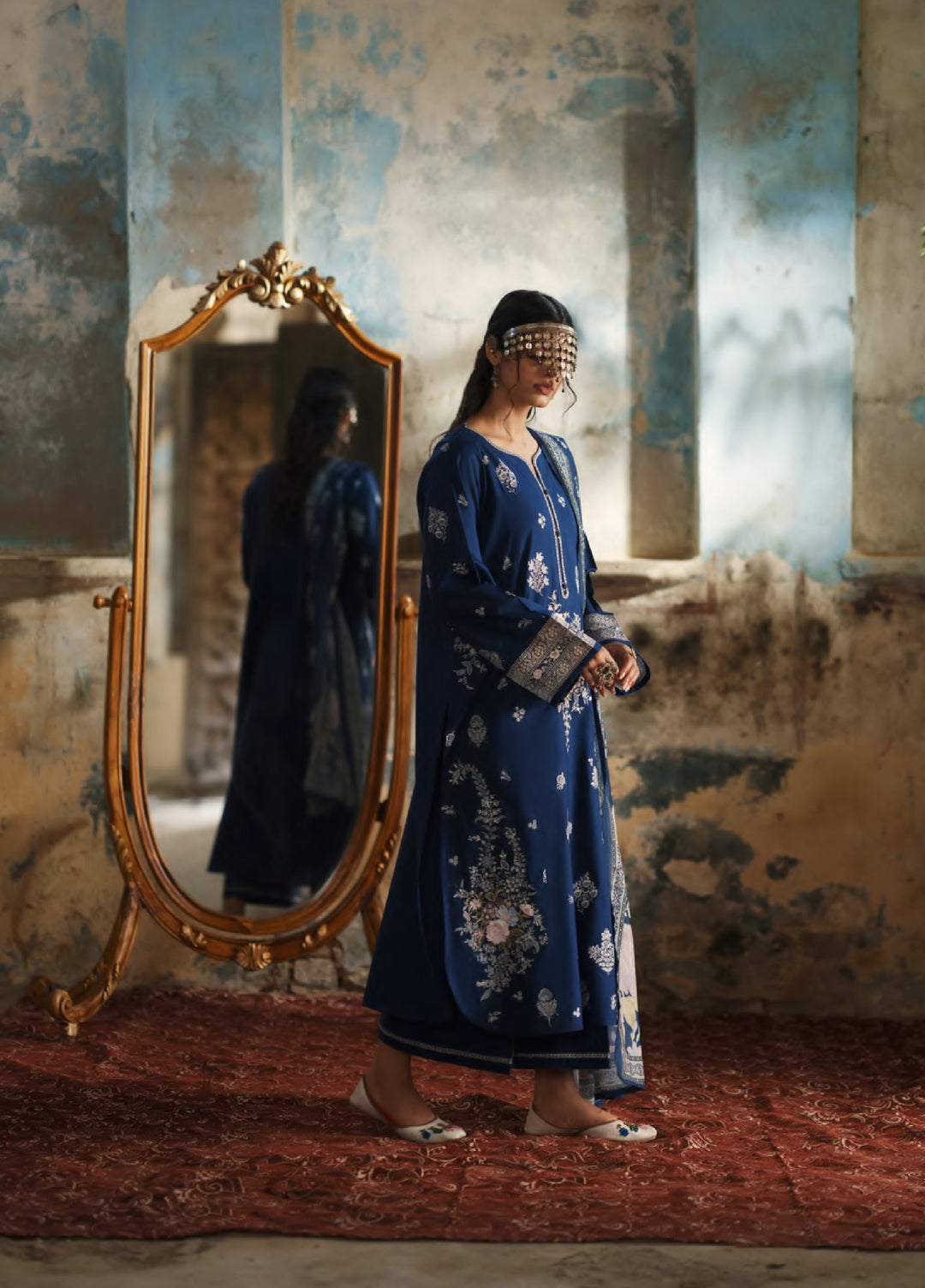 Before Sunset by Casual Lite RTW Embroidered Cotton Lawn 3 Piece Suit CL26PBS Mystic Reverie - Casual Collection