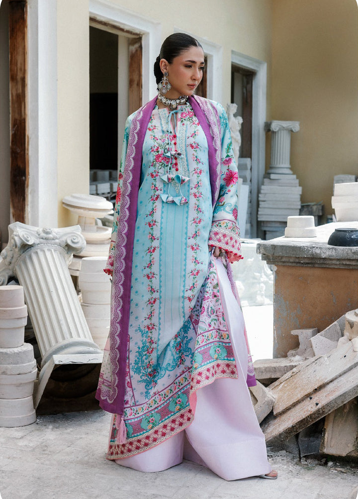 Lady Aik by AIK Atelier Unstitched Embroidered Silk 3 Piece Suit AIK26ULA 03 - Festive Collection