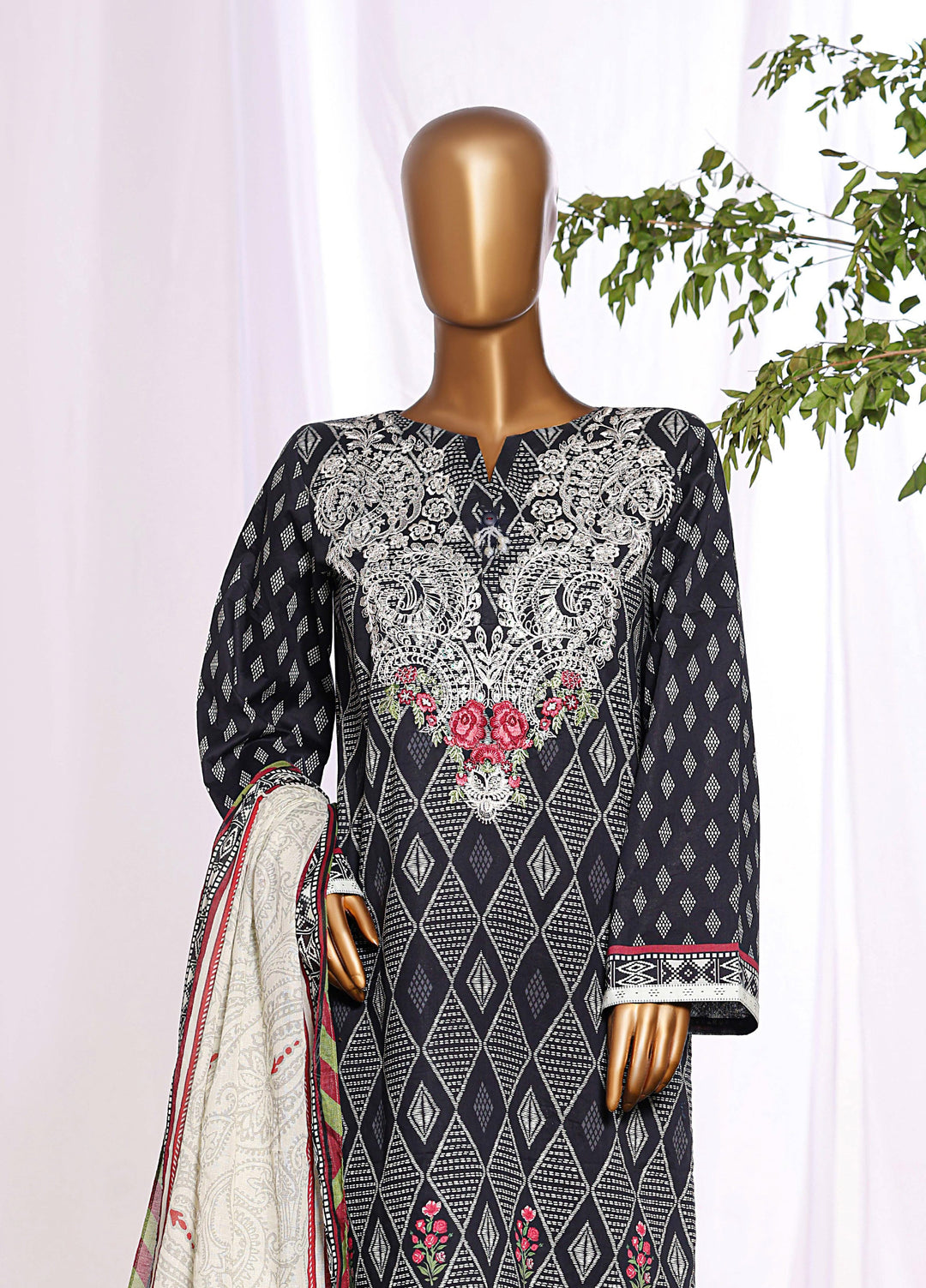 Daily Wear by HZ Textiles RTW Embroidered Lawn 3 Piece Suit HZ26PDW CPE-3P-044 - Casual Collection