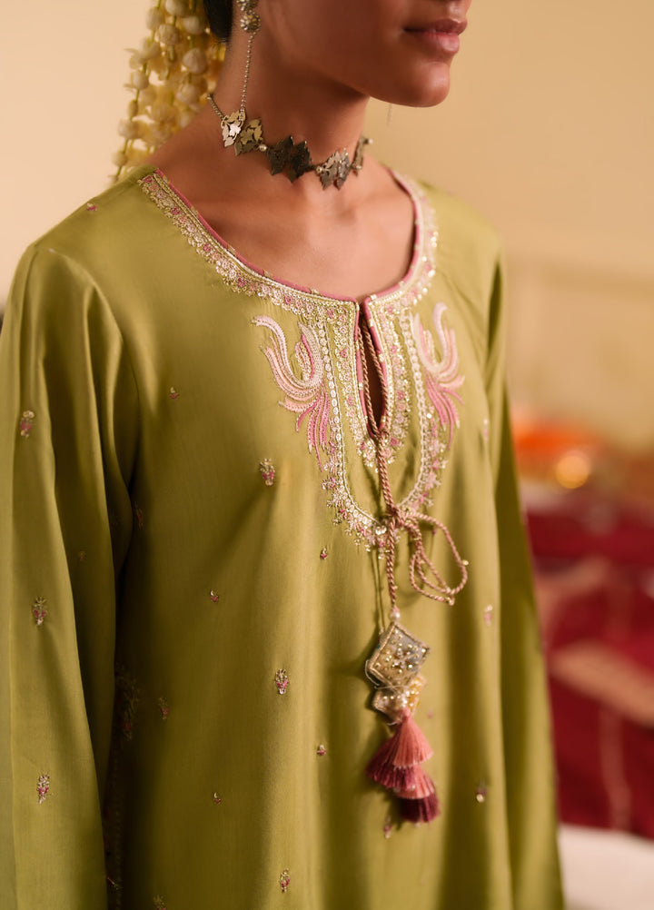 Chand Bali by Casual Lite RTW Embroidered Viscose Silk 3 Piece Suit CL26UCR Husn e Bahran - Wedding Collection