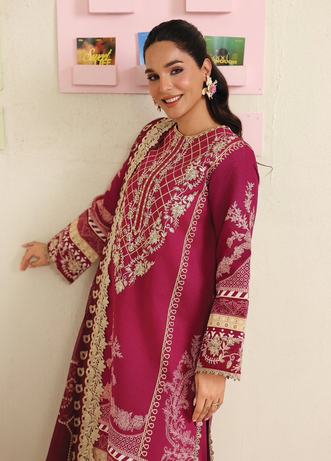 Anaya by Mahnur Unstitched Embroidered Lawn 3 Piece Suit MN26UALV AN2-20 - Festive Collection