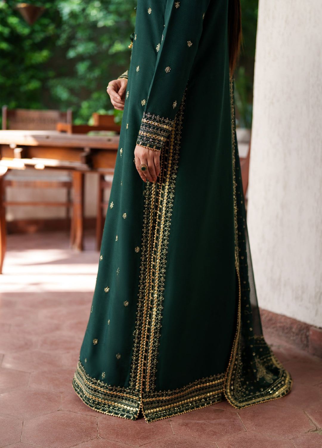Shagun by Neeshay Unstitched Embroidered Raw Silk 3 Piece Suit NSH26US Gohar - Festive Collection
