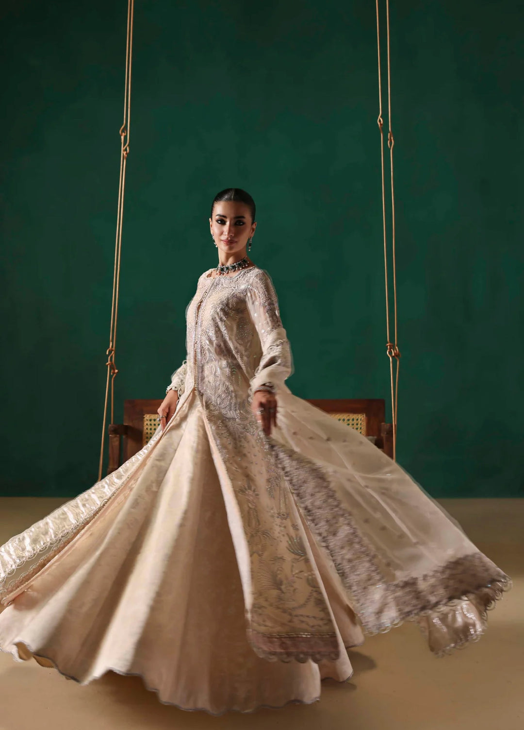 Sable Vogue Unstitched Embroidered Organza 3 Piece Suit SV26UL FC-04-25 - Summer Collection