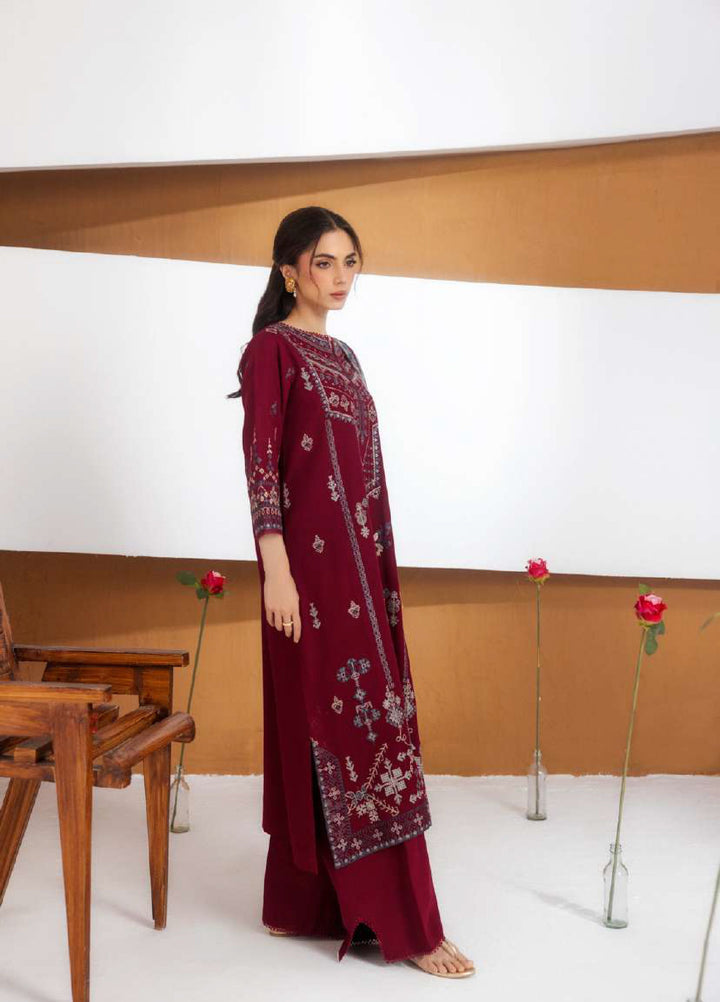 Intermiz Zync by Florent Unstitched Embroidered Viscose 3 Piece Suit FL26UIZ FZ-7A - Casual Collection