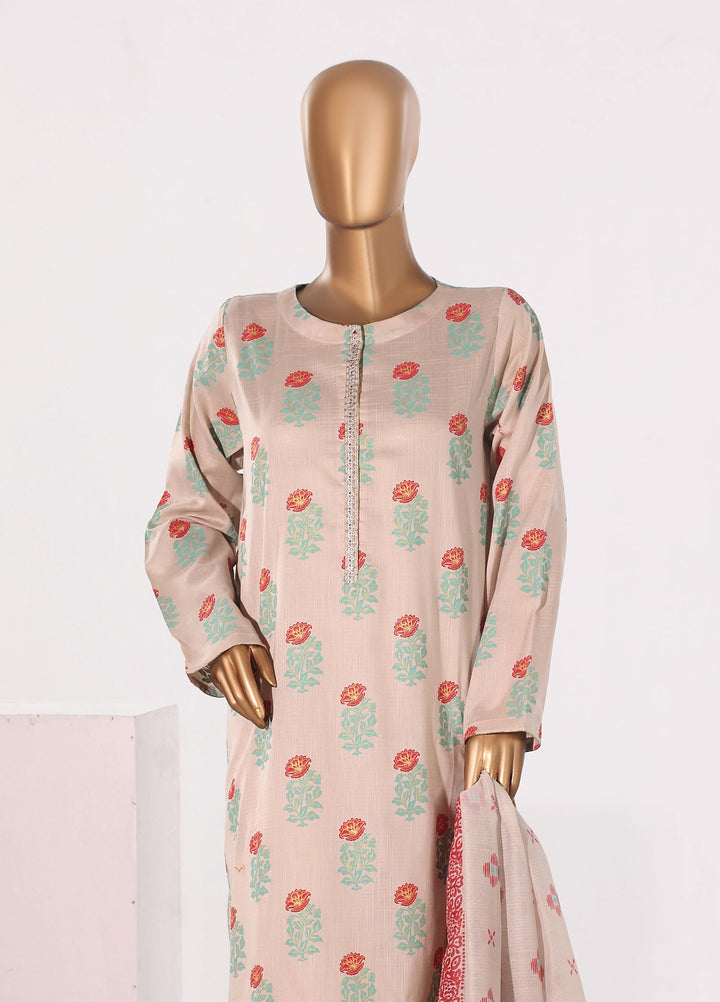 Block and Bloom by HZ Textiles RTW Embroidered Cotton 3 Piece Suit HZ26PCB SBE-006-3P - Casual Collection