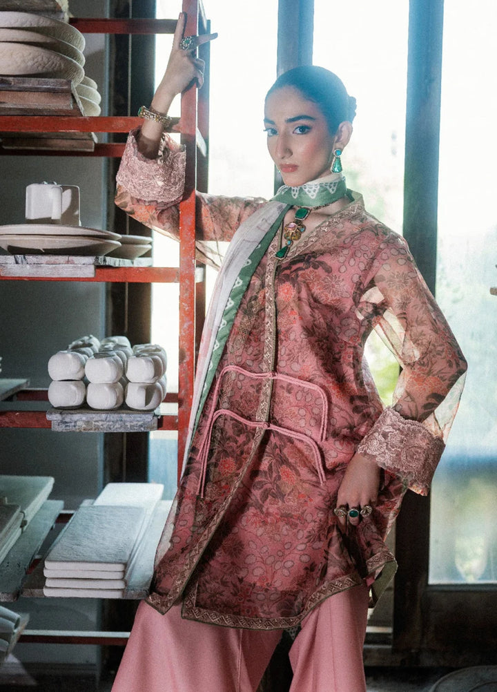 Lady Aik by AIK Atelier Unstitched Embroidered Organza 3 Piece Suit AIK26ULA 09 - Festive Collection