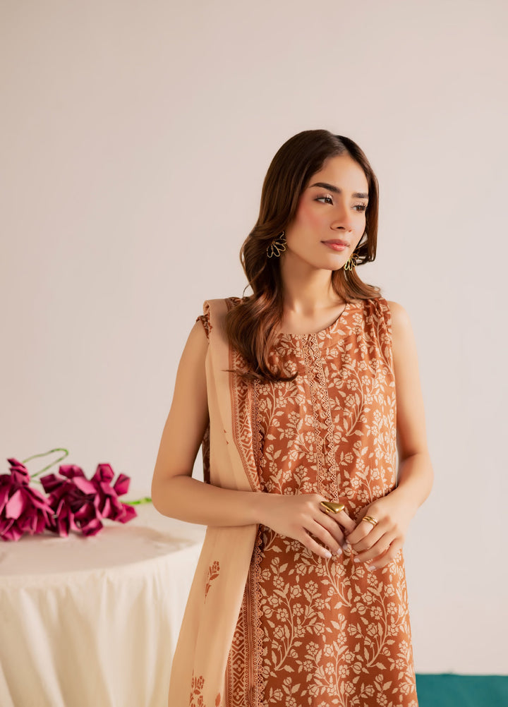 Print Diary by Rashid Textiles Unstitched Printed Lawn 3 Piece Suit RT26UPG 3775 - Casual Collection
