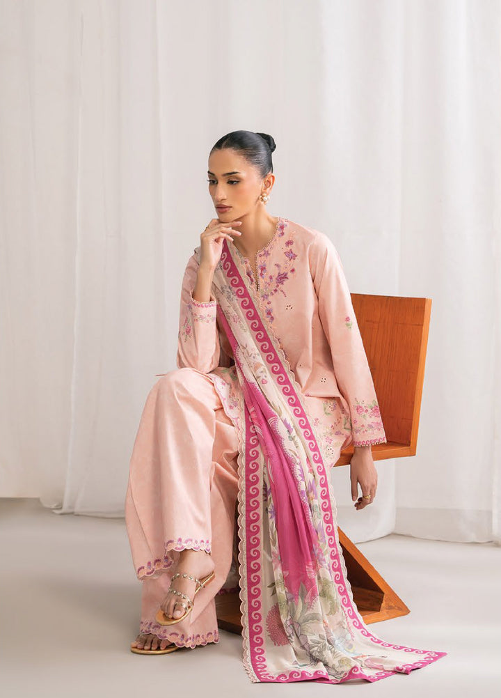 Nysa by Seran Unstitched Embroidered Cambric 3 Piece Suit SN26UNC Aurelie D-07 - Winter Collection