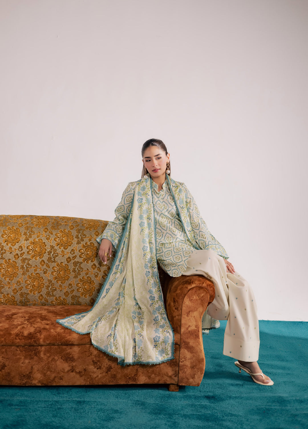 Print Diary by Rashid Textiles Unstitched Printed Lawn 3 Piece Suit RT26UPG 3778 - Casual Collection