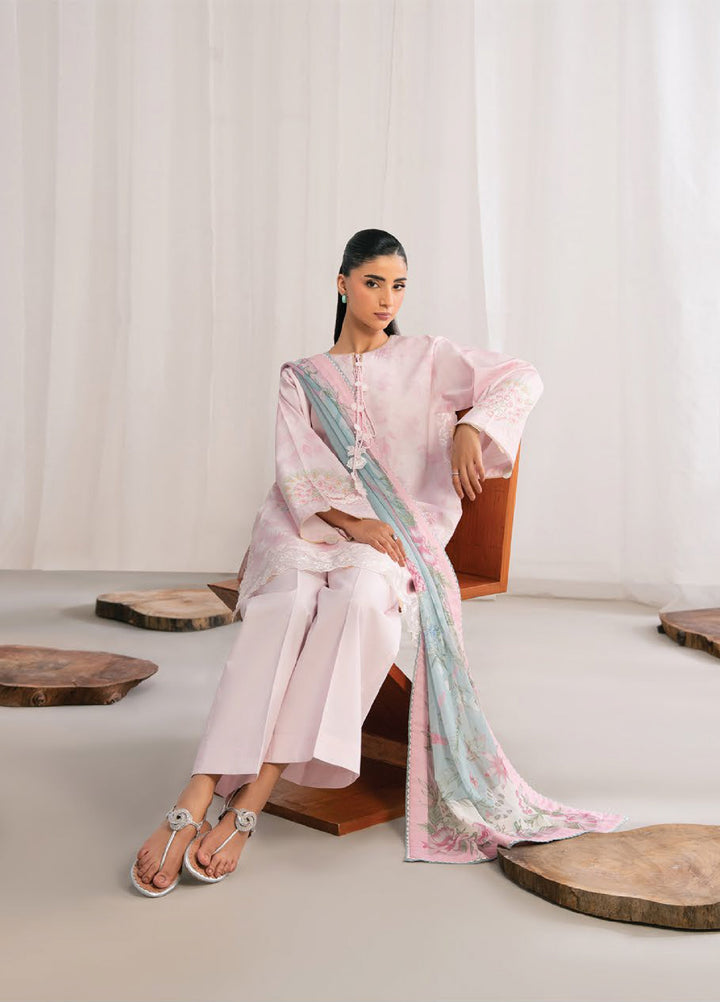 Nysa by Seran Unstitched Embroidered Cambric 3 Piece Suit SN26UNC Avelie D-05 - Winter Collection