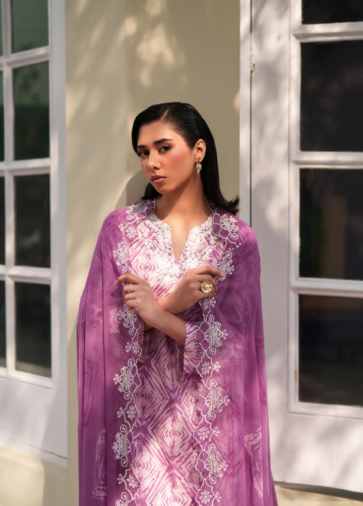Bloom Enara by Rashid Textiles Unstitched Embroidered Lawn 3 Piece Suit RT26ULB 1004 - Casual Collection
