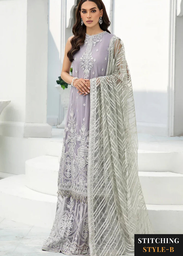 Zarif Women Unstitched Embroidered Net 3 Piece Suit ZR26UFC MERYL - Festive Collection