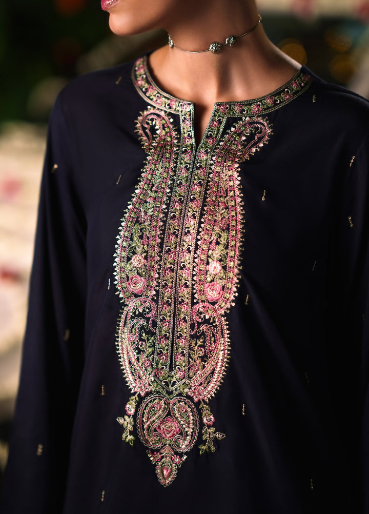 Chand Bali by Casuallite RTW Embroidered Viscose Silk 3 Piece Suit CL26UCR Husn e Mah - Wedding Collection