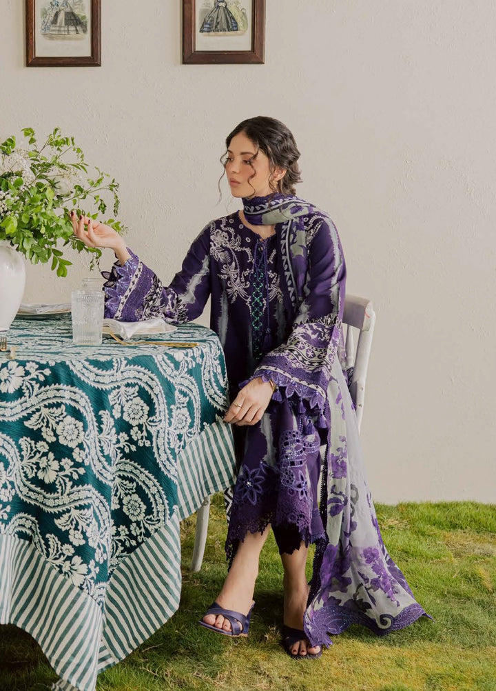 Gardenia by Nureh Unstitched Embroidered Viscose Slub 3 Piece Suit NU26UGV NSG-225 - Casual Collection