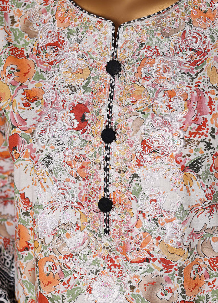 Daily Wear by HZ Textiles RTW Embroidered Lawn 3 Piece Suit HZ26PDW CPE-3P-045 - Casual Collection