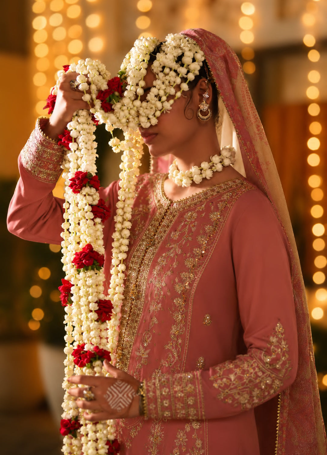 Chand Bali by Casual Lite RTW Embroidered Viscose Silk 3 Piece Suit CL26UCR ZarGul - Wedding Collection