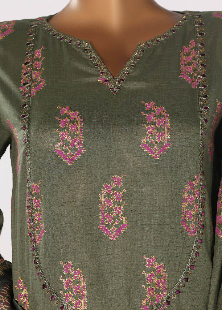 Block and Bloom by HZ Textiles RTW Embroidered Cotton 3 Piece Suit HZ26PCB SBE-003-3P - Casual Collection