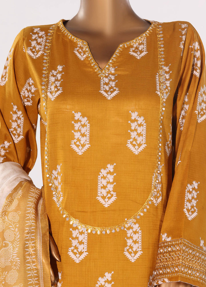 Block and Bloom by HZ Textiles RTW Embroidered Cotton 3 Piece Suit HZ26PCB SBE-001-3P - Casual Collection