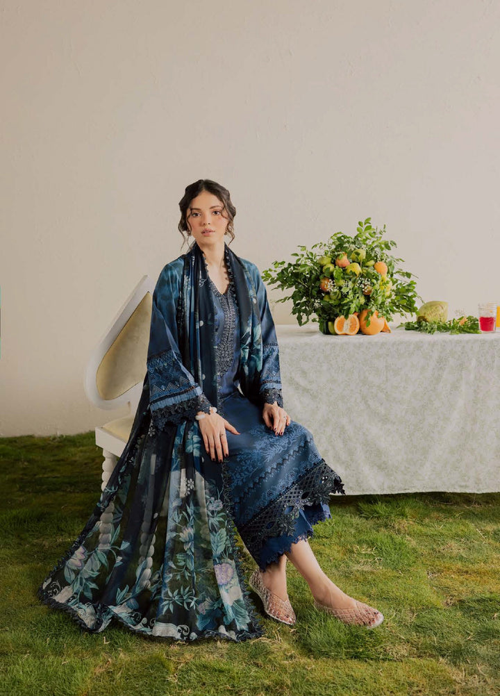 Gardenia by Nureh Unstitched Embroidered Viscose Slub 3 Piece Suit NU26UGV NSG-226 - Casual Collection