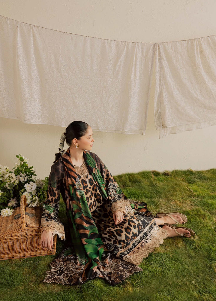 Gardenia by Nureh Unstitched Embroidered Viscose Slub 3 Piece Suit NU26UGV NSG-228 - Winter Collection
