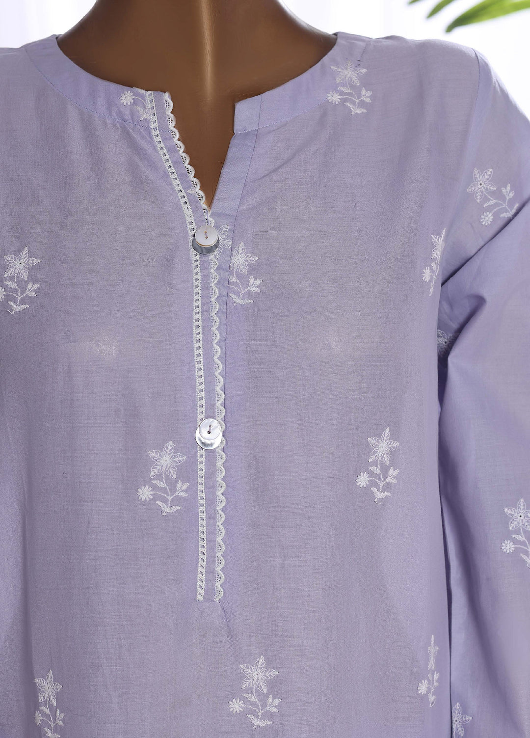 HZ Textiles Women RTW Chikankari Organza 3 Piece Suit HZ26POF CSE-3P-223 - Festive Collection