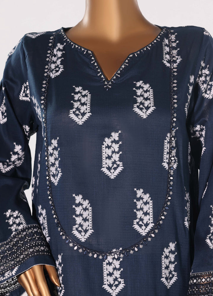 Block and Bloom by HZ Textiles RTW Embroidered Cotton 3 Piece Suit HZ26PCB SBE-002-3P - Casual Collection