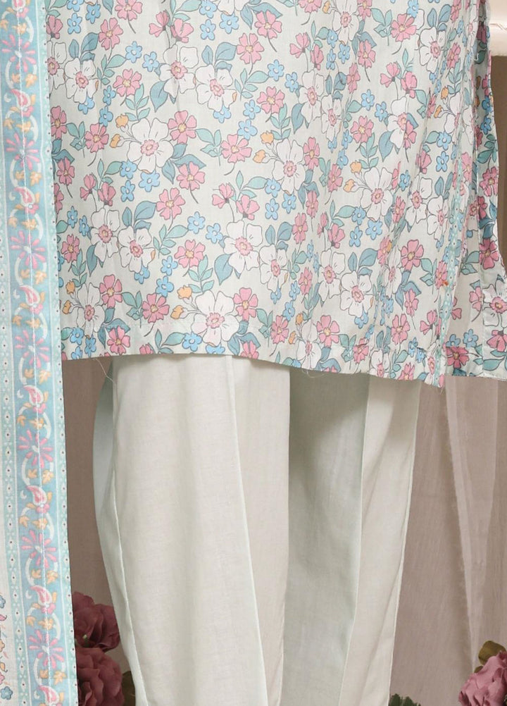 HZ Textiles RTW Printed Lawn 3 Piece Suit HZ26PPL LPT-3P-2608 - Casual Collection