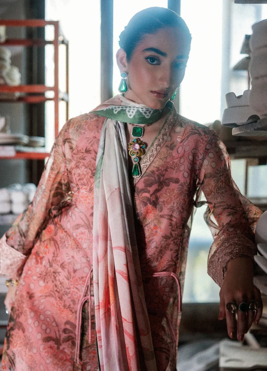 Lady Aik by AIK Atelier Unstitched Embroidered Organza 3 Piece Suit AIK26ULA 09 - Festive Collection