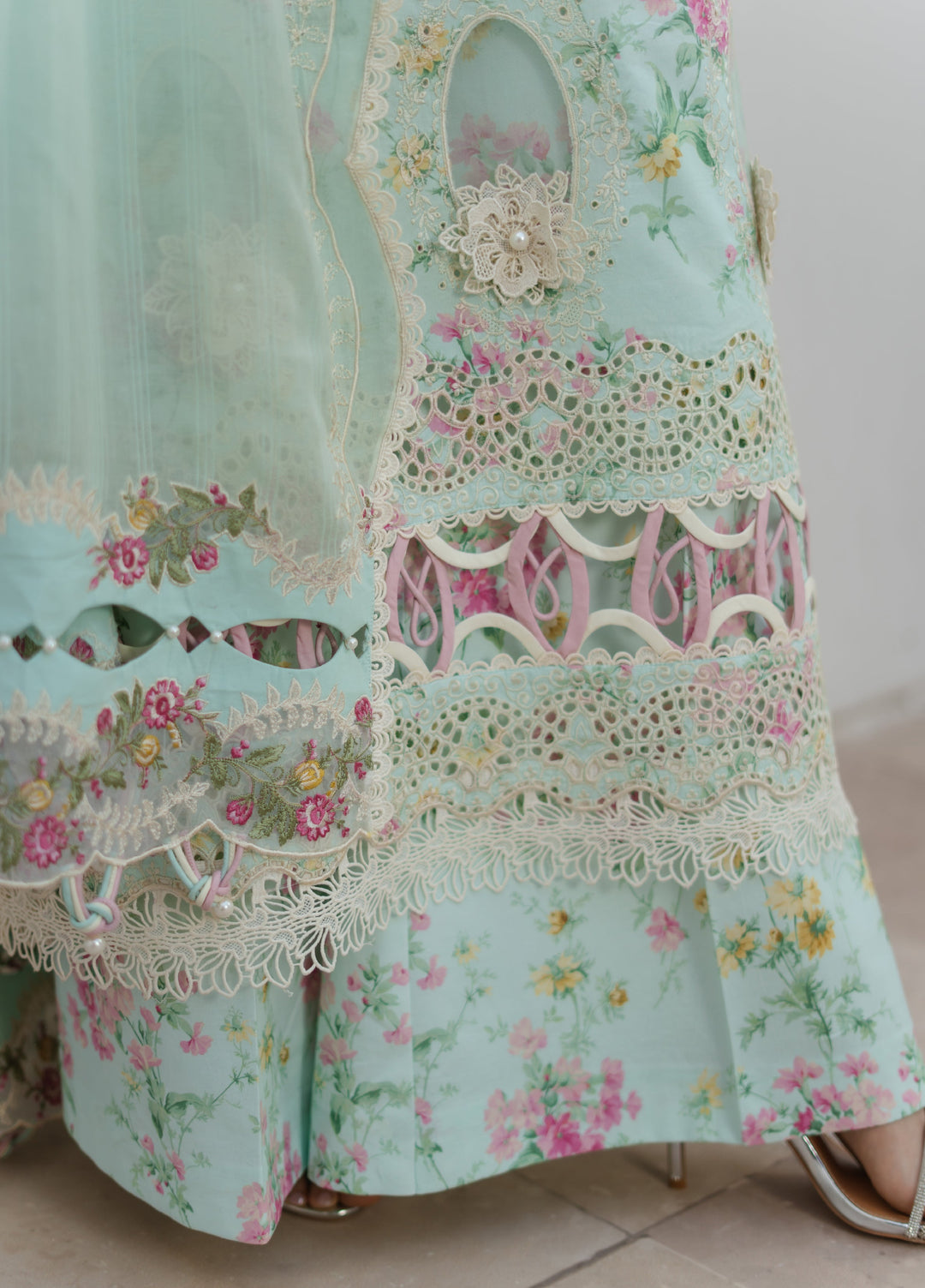 Summer Dream by Manara Unstitched Embroidered Lawn 3 Piece Suit MN26USDL Sea Breeze -03 - Casual Collection