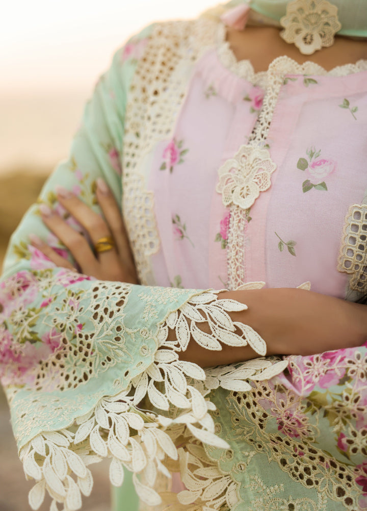 Summer Dream by Manara Unstitched Embroidered Lawn 3 Piece Suit MN26USDL Coral Mist-02 - Casual Collection
