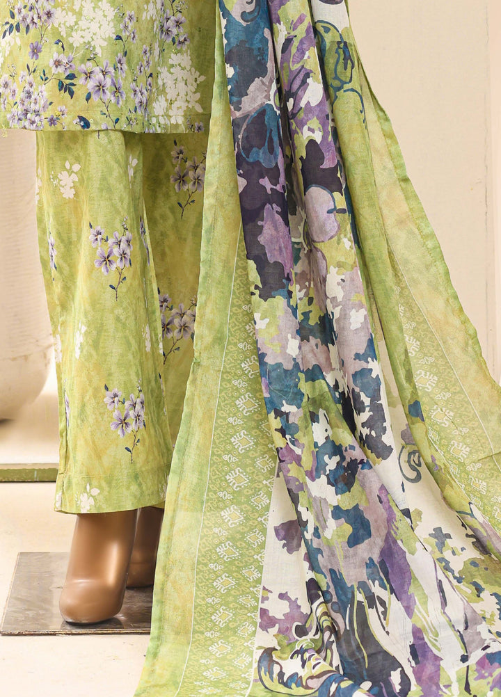 HZ Textiles RTW Printed Lawn 3 Piece Suit HZ26PPL LPE-3P-064 - Casual Collection