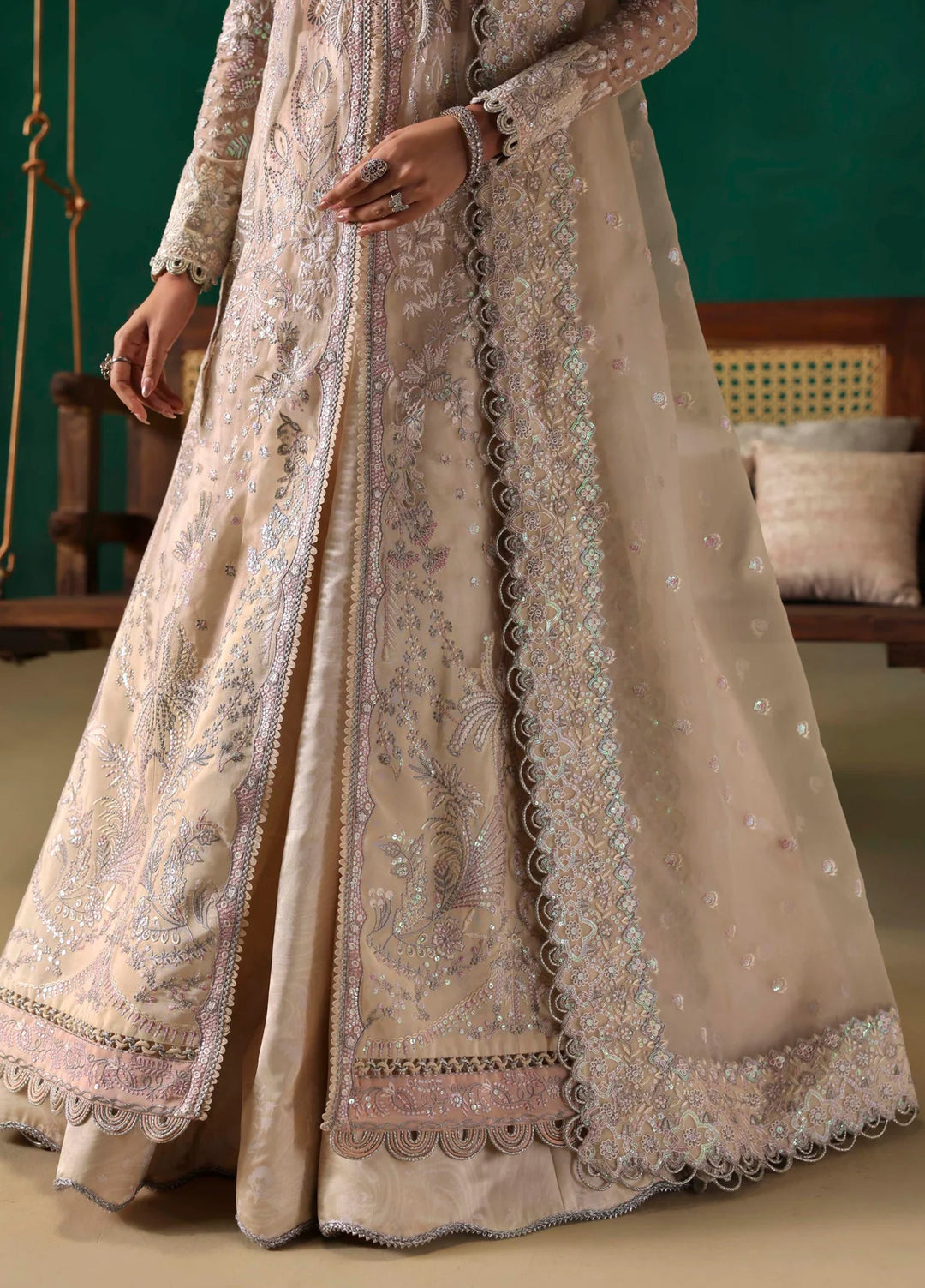 Sable Vogue Unstitched Embroidered Organza 3 Piece Suit SV26UL FC-04-25 - Summer Collection